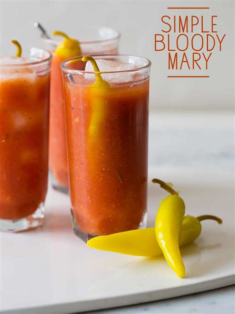 easy bloody mary recipe.